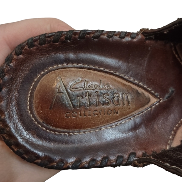 Clark's Artisan Collection Leather Sandals 6 M - Picture 6 of 7